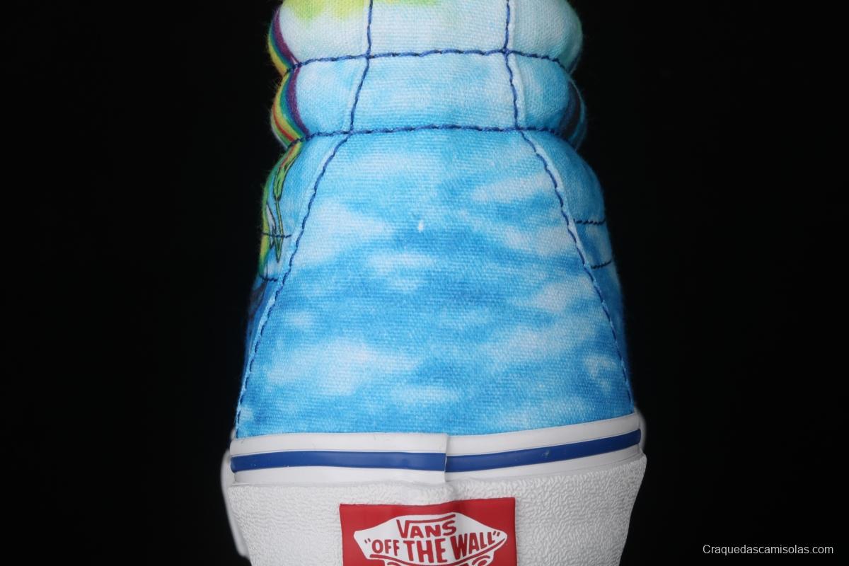 SpongeBob x Vans Sk8-Hi theme animation joint series of high-top casual board shoes VN0A32QQZAW