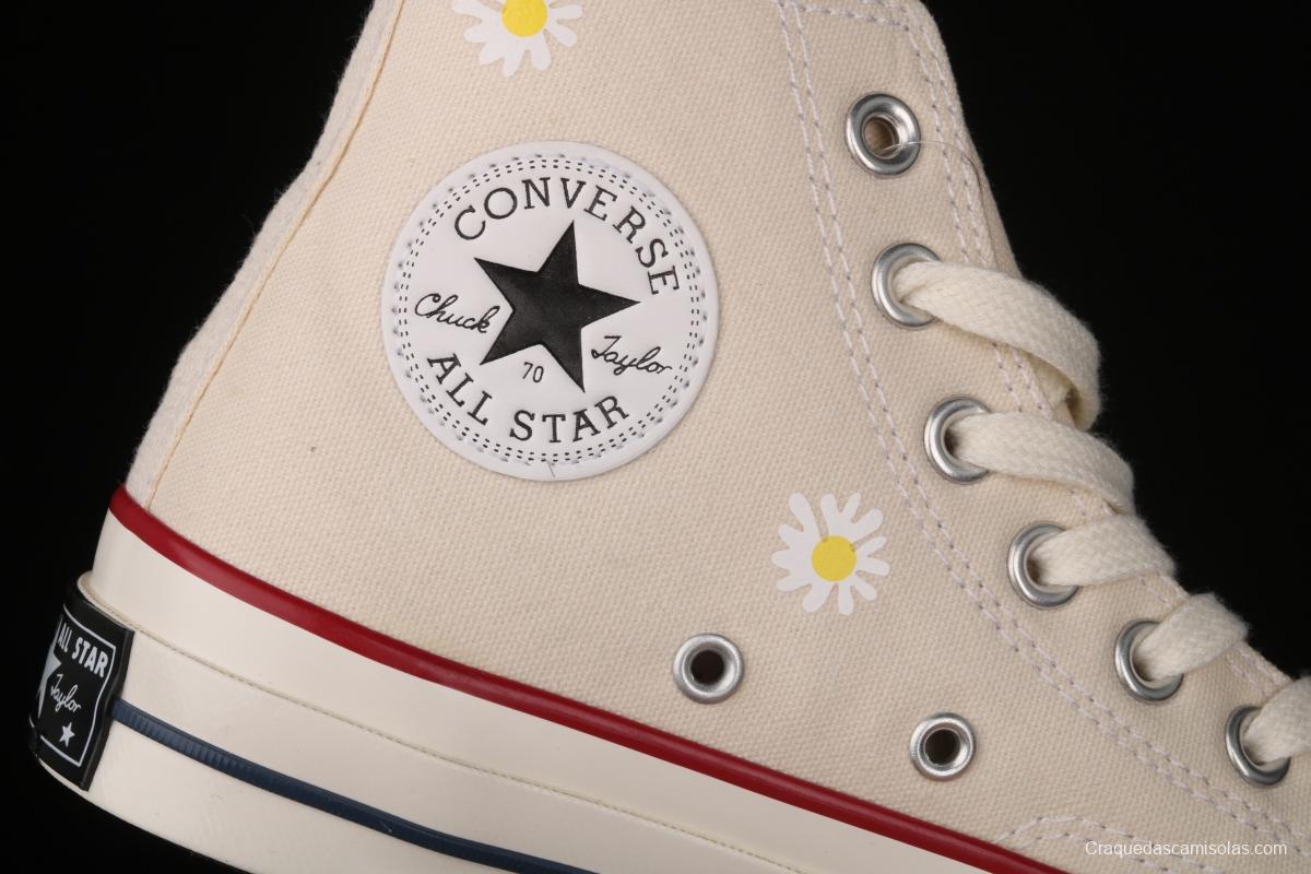 Converse 1970 s PEACEMINUSONE second generation daisy joint style high top casual board shoes 162053C