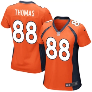 Women's Demaryius Thomas Orange Player Limited Team Jersey