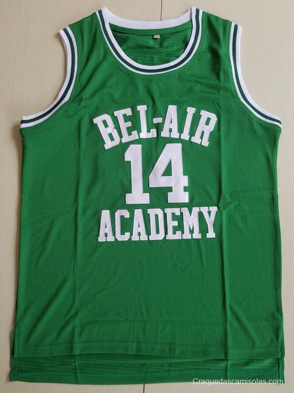 The Fresh Prince of Bel-Air Will Smith Bel-Air Academy Green Basketball Jersey