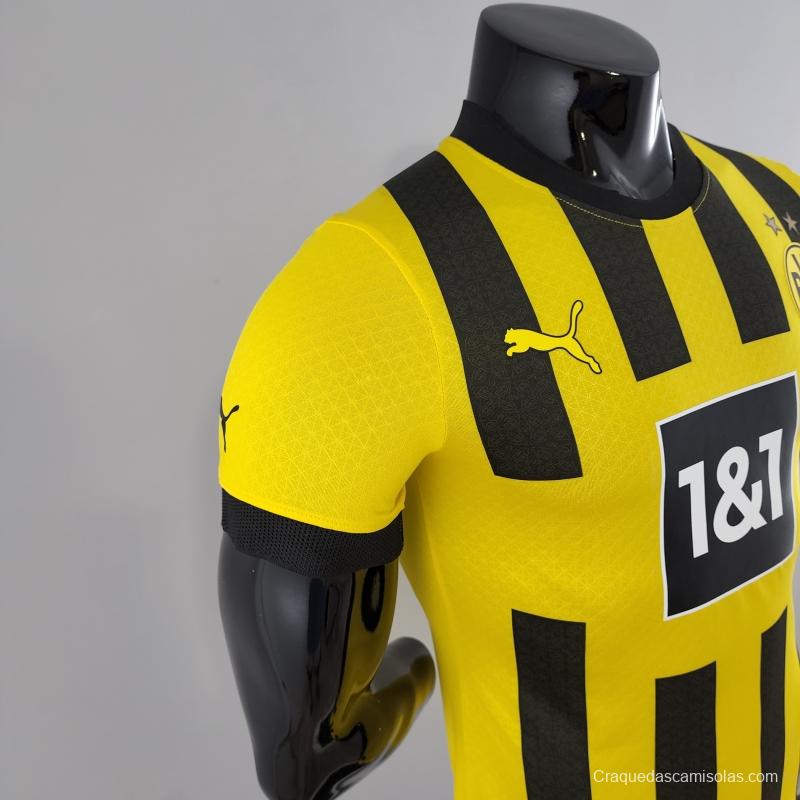 Player Version 22/23 Dortmund Home Soccer Jersey