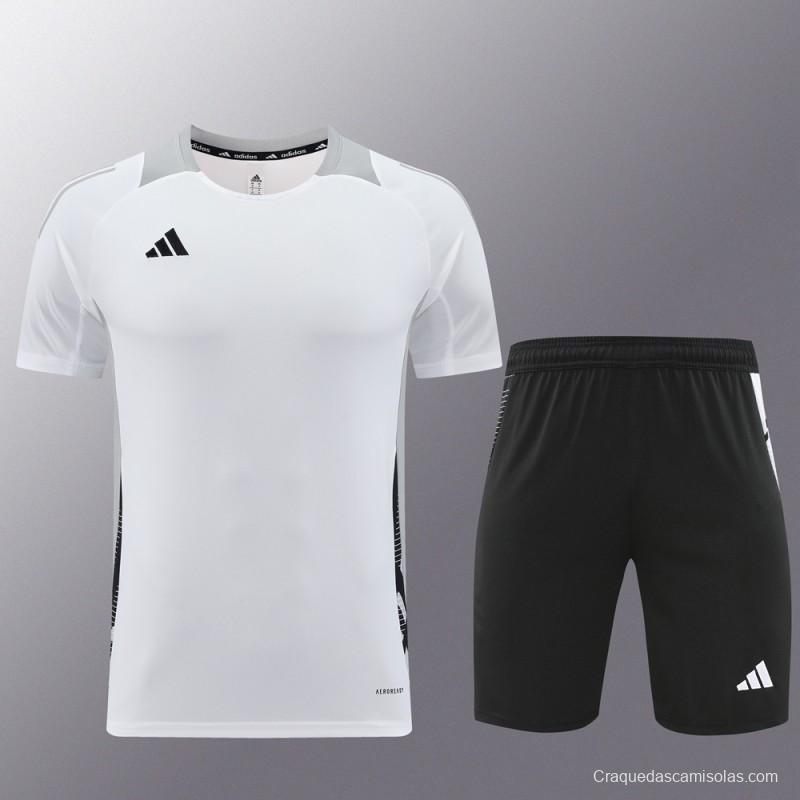 24/25 Adidas White Short Sleeve Jersey+Shorts