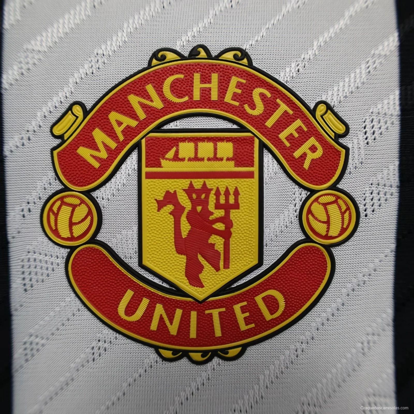 Player Version 23/24 Manchester United Black White Training Jersey