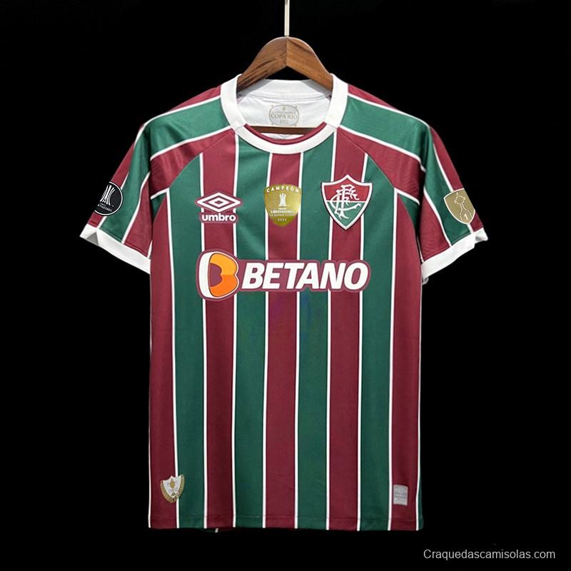 23/24 Fluminense Home Jersey With Full Patch