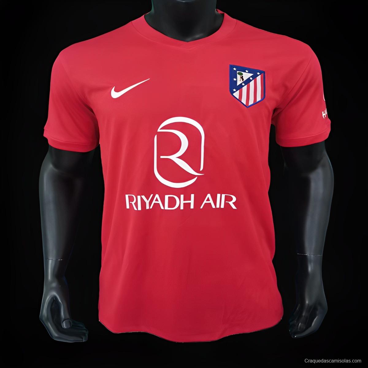 23/24 Atletico Madrid Red Champions League Jersey