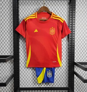 2024 Kids Spain Home Jersey