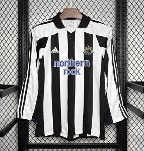 Retro 03/05 Newcastle United Home Long Sleeve Jersey